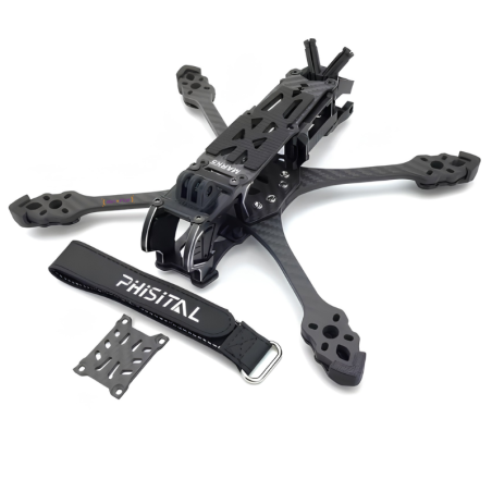 Rama FPV Avifly Mark5 O4 Pro X Frame Kit Black - 5 cali, karbon, freestyle