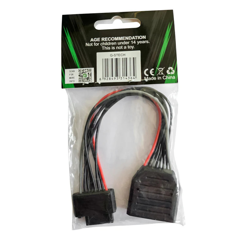 Przewód przedłużający Gens Ace G-Tech 15 cm - do akumulatorów RC LiPo i ładowarek G-Tech
