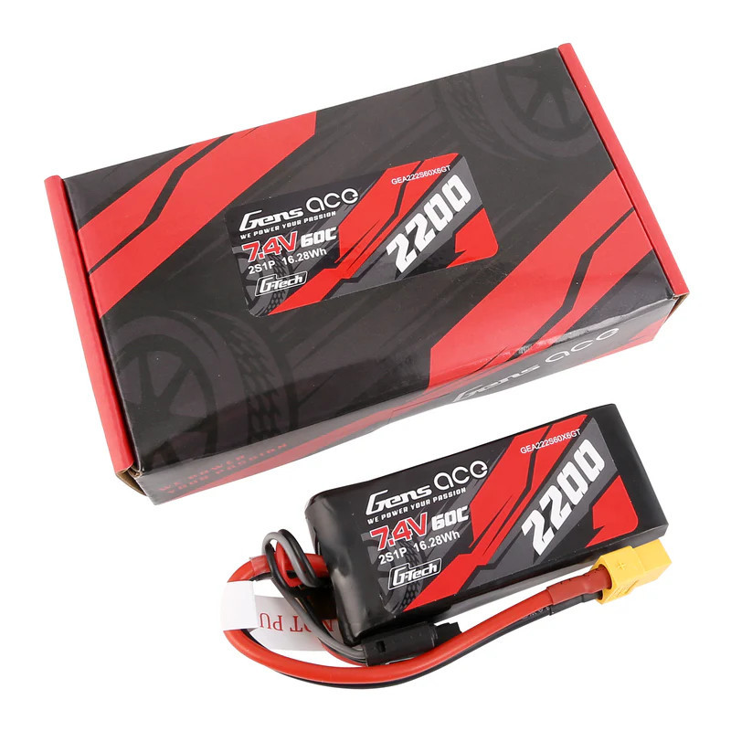 Akumulator LiPo Gens Ace 2200mAh 2S 60C | Avifly