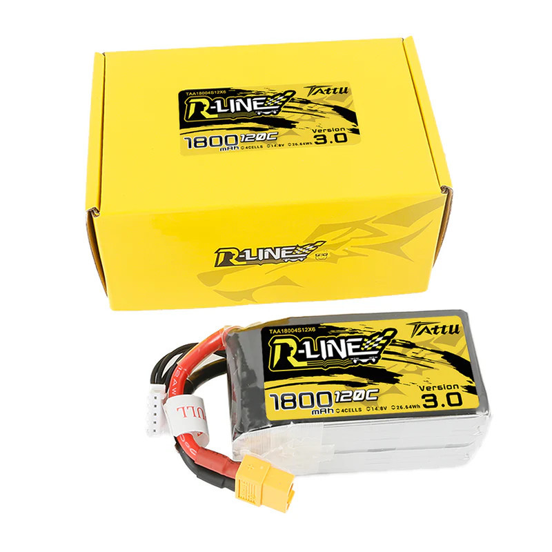Akumulator LiPo Tattu R-Line 1800mAh 4S 120C | Avifly