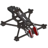 Rama FPV Avifly Fi-25 O4 - lekka rama 2.5 cala pod DJI O4 Air Unit, 115 mm