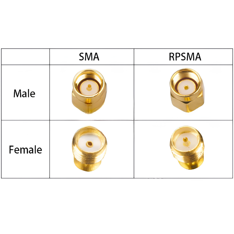 Adapter antenowy SMA RP-SMA 45 stopni | Avifly
