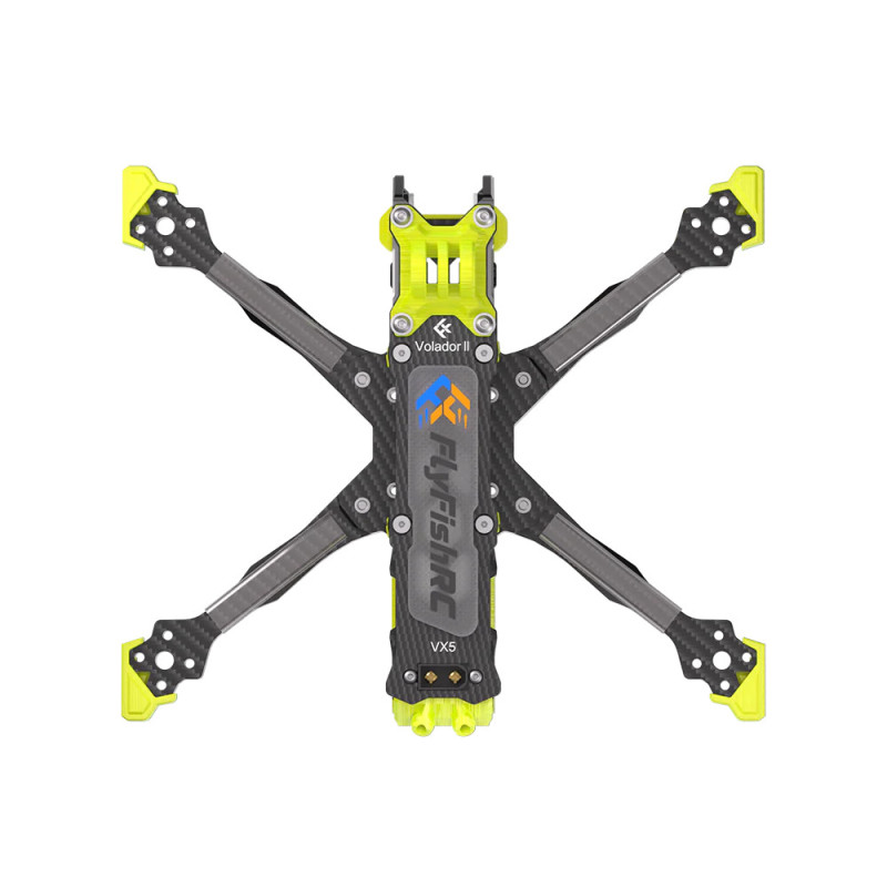 Rama FPV FlyFishRC Volador II VX5 O4 Pro - Freestyle 5 cali, T700, Yellow
