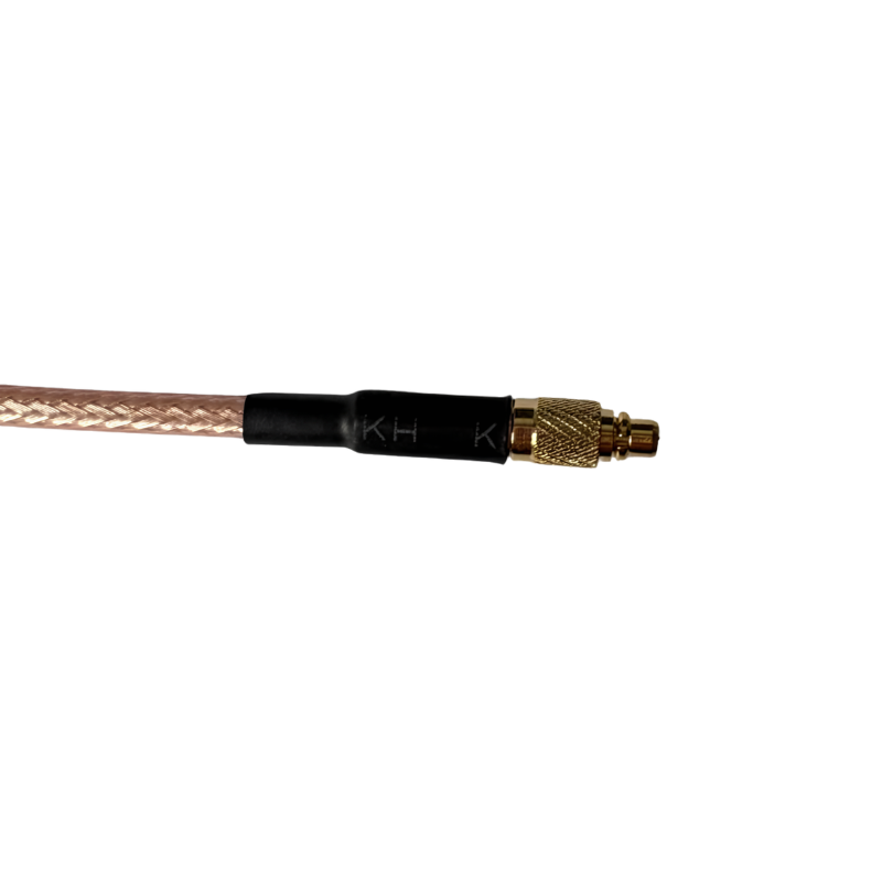 Pigtail antenowy Avifly 20cm - SMA Female Bulkhead kątowy do MMCX prosty