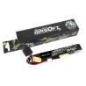 Akumulator LiPo Gens ace G-Tech 1500mAh 2S 7.4V 25C - do replik AEG, złącze mini Tamiya