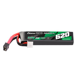 Akumulator LiPo Gens Ace 620mAh 2S 25C - do pistoletów ASG, Mini Deans T