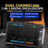 Oscyloskop cyfrowy FNIRSI DS215H 2w1 - 2 kanały 50 MHz, 250 MSa/s, generator DDS 50 kHz