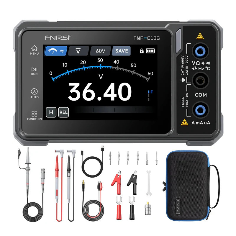 Multimetr 3w1 FNIRSI TMP-610S 10MHz 50kHz | Avifly