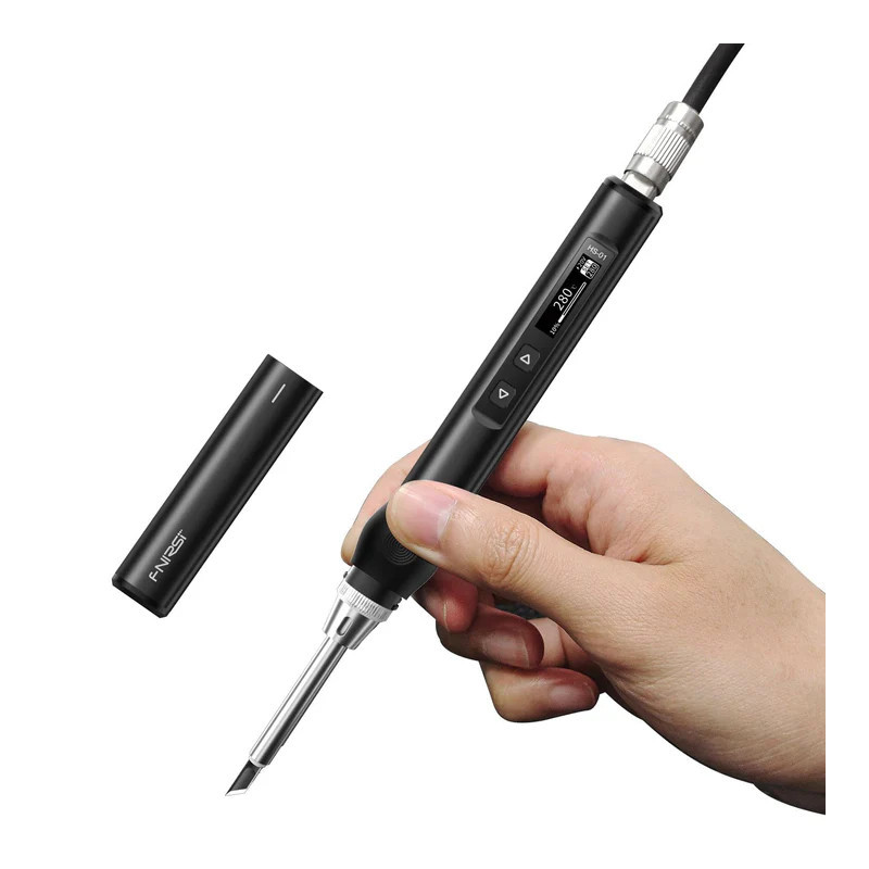 Lutownica FNIRSI HS-01 96W USB-C niebieska | Avifly