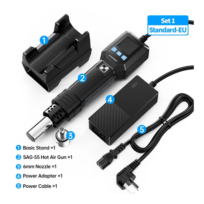 Stacja lutownicza hot air FNIRSI SAG-55 550W | Avifly