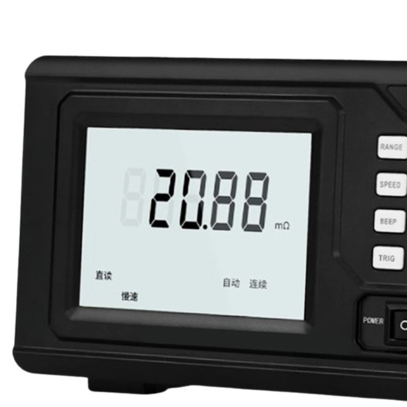 Miernik małych rezystancji East Tester ET512 - 0-200 kOhm, rozdzielczość 10 uOhm, pomiar 4-przewodowy