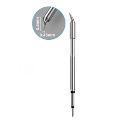 Grot lutowniczy FNIRSI HS02A-JS - zagięty grot precyzyjny 0.45 mm do lutownicy HS-02A