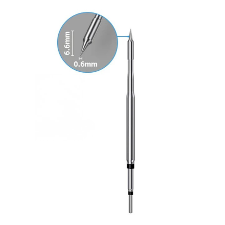 Grot lutowniczy FNIRSI HS02B-I - ostry grot precyzyjny 0.6 mm do lutownicy HS-02B