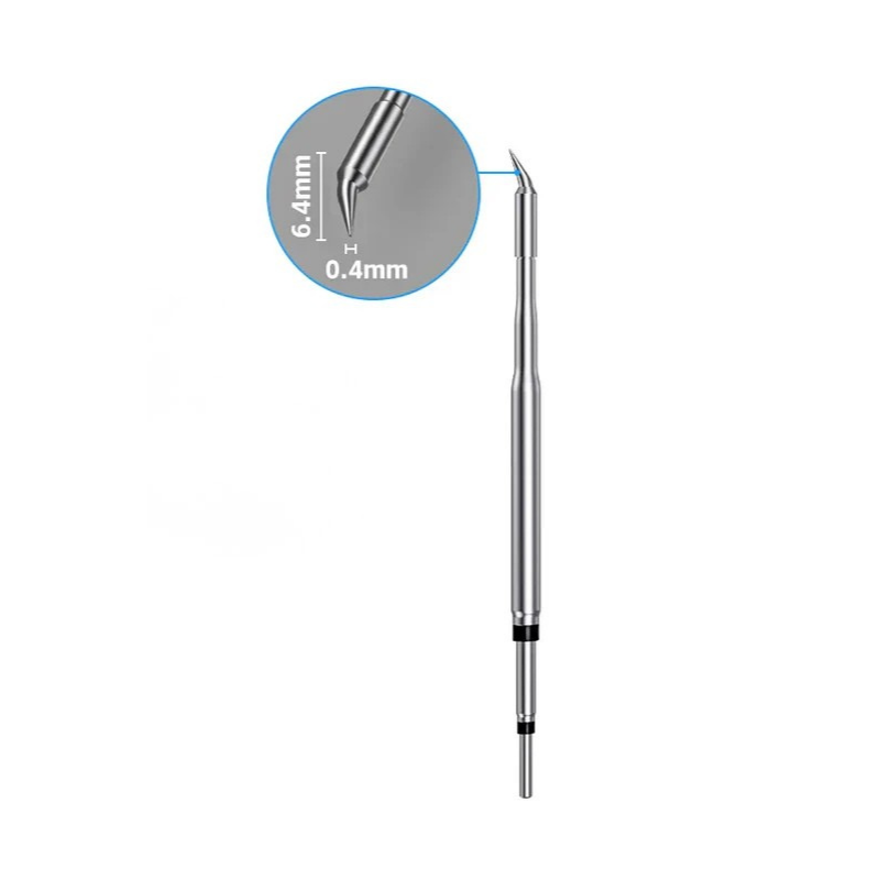 Grot lutowniczy FNIRSI HS02B-IS - zagięty grot precyzyjny 0.4 mm do lutownicy HS-02B