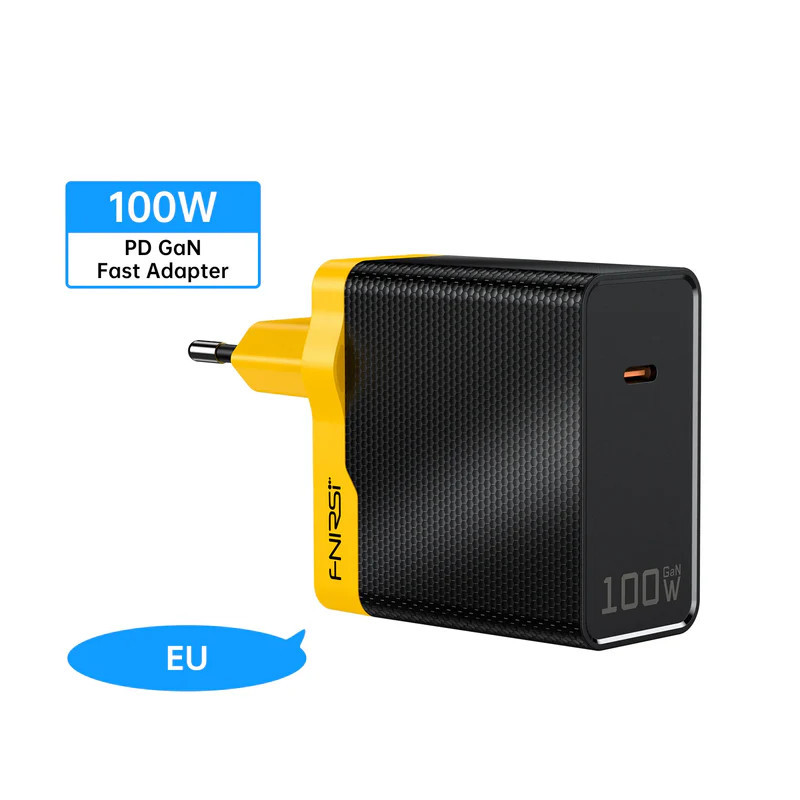 Zasilacz sieciowy FNIRSI 100W PD GaN USB-C EU - do lutownic HS-02A i HS-02B