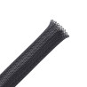 Oplot kablowy nylonowy Avifly Multifilament 6 mm - miękka osłona przewodów, czarny, 1 m