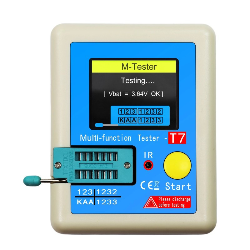 Tester elementów LCR FNIRSI LCR-T7 50 MOhm | Avifly