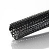 Oplot kablowy samodomykający Avifly Semi-Rigid Split - czarny PET 6-19 mm