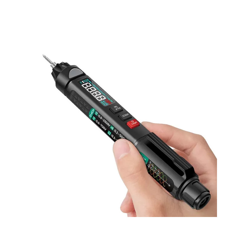 Multimetr długopisowy ANENG A3008 Pro - True RMS, 6000 zliczeń, NCV, 1000 V DC
