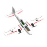 Samolot RC HEEWING Hunter H1 Humi PNP - model 680 mm, napęd 2x 1504, zasilanie 2S