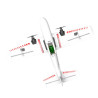 Samolot RC HEEWING Hunter H1 Humi PNP - model 680 mm, napęd 2x 1504, zasilanie 2S