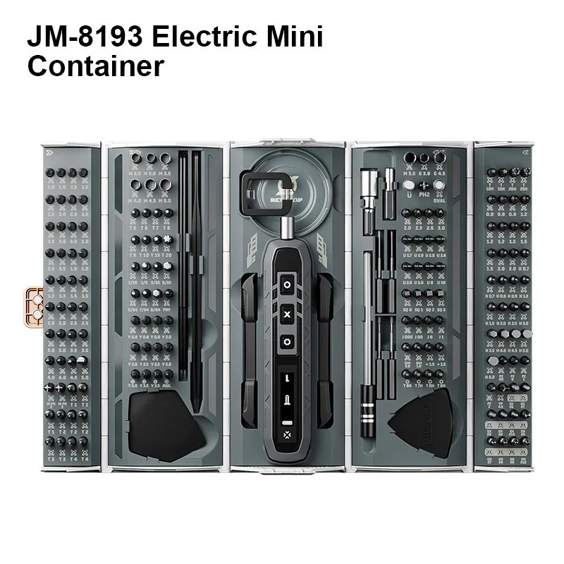 Wkrętak elektryczny JAKEMY JM-8193 180 w 1 | Avifly