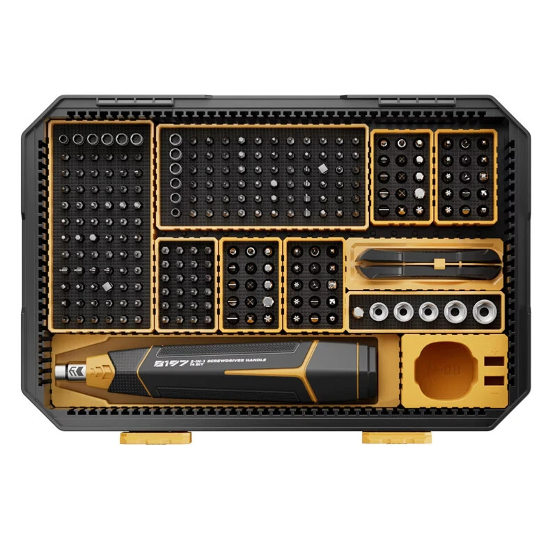 Zestaw wkrętaków precyzyjnych JAKEMY JM-8199 257w1 - 252 bity CR-V H4.0 i H6.3, walizka modułowa