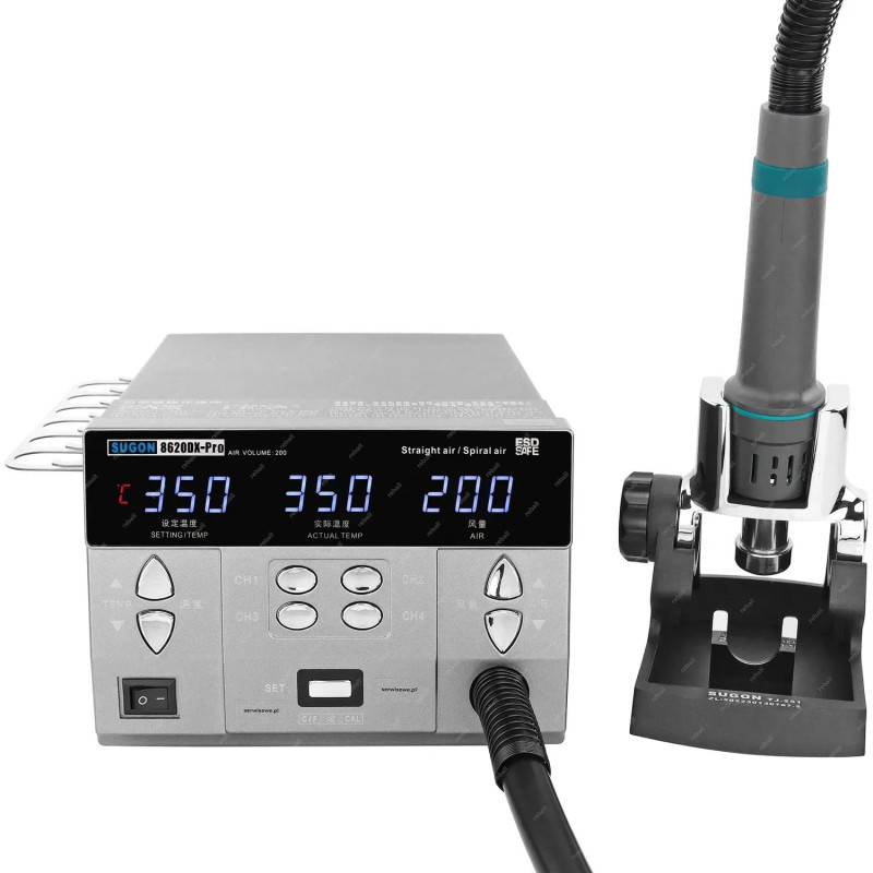 Stacja lutownicza Hot Air SUGON 8620DX Pro | Avifly