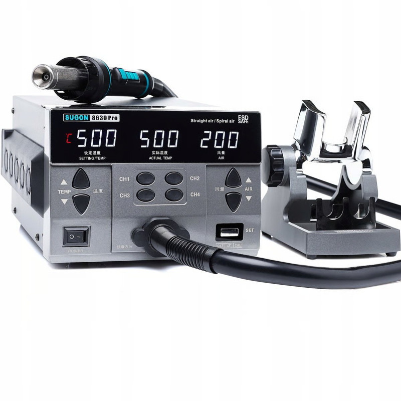 Stacja Hot Air SUGON 8630 Pro 1300W 200 l/min | Avifly