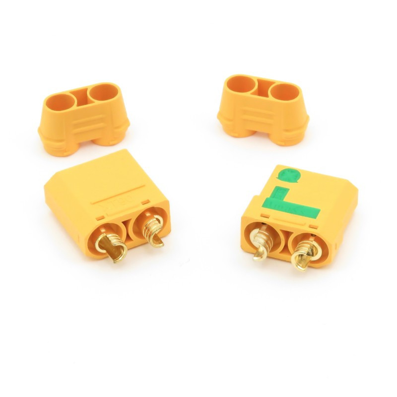 Złącze zasilające AMASS XT90-S anti-spark - para XT90S-F i XT90H-M, 45A, 10AWG