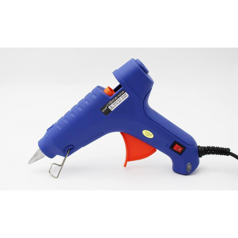 Pistolet do kleju na gorąco Yolly QL-60W - 60 W, wkłady 7-11 mm, kolor niebieski