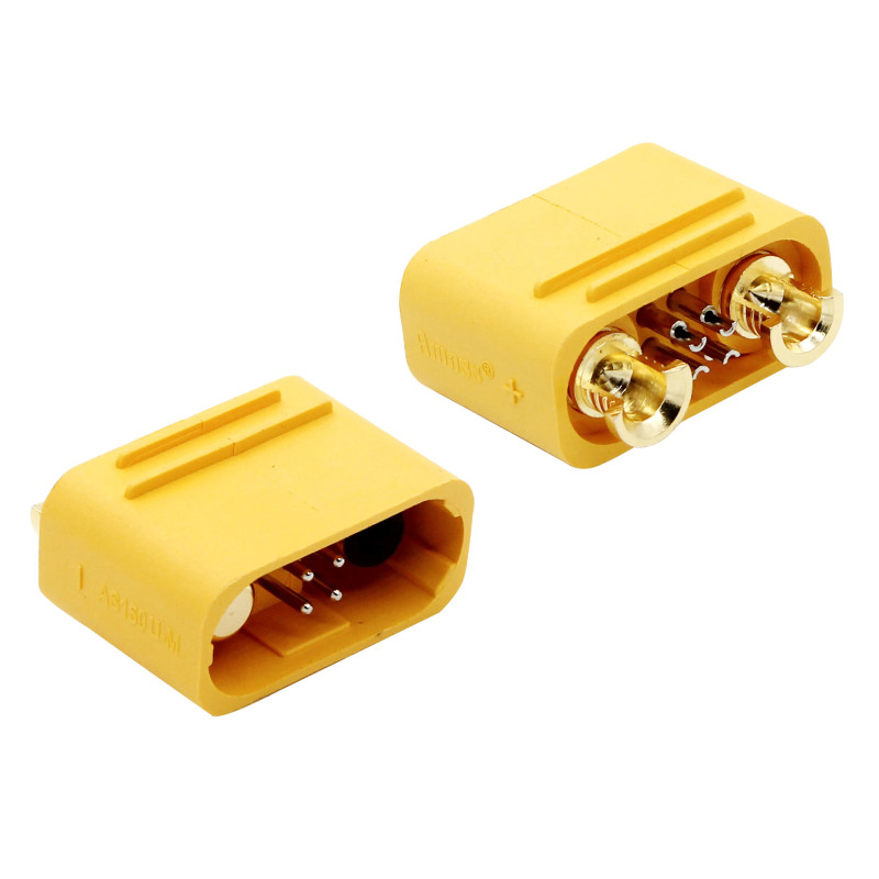 Zestaw złączy Amass AS150U Anti-Spark 2+4 pin - para 75A, 80V DC