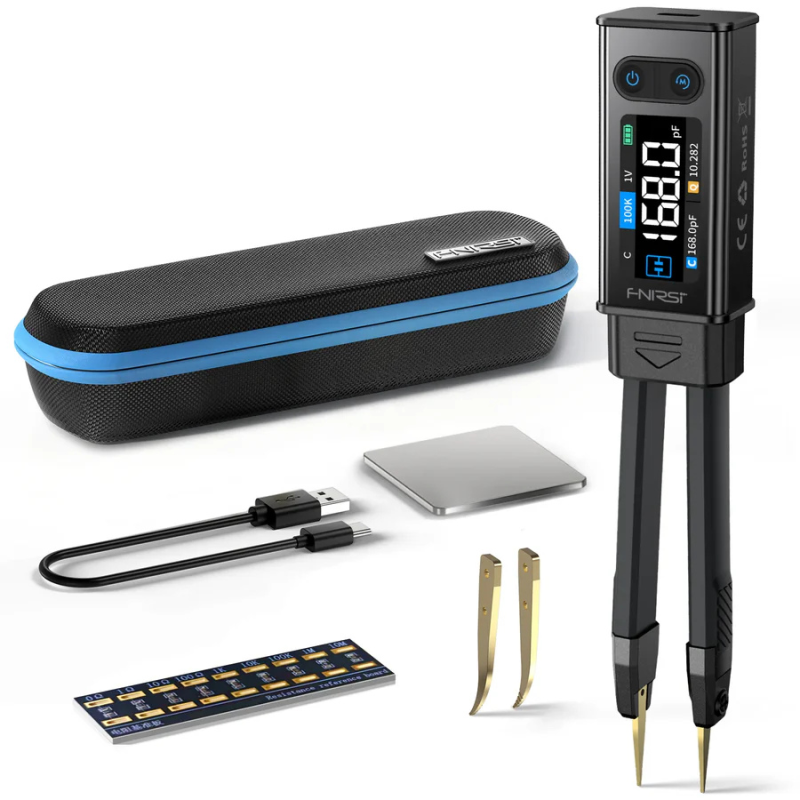FNIRSI LCR-ST2 LCR ESR Meter Tweezers/Kelvin — Standard / Plus