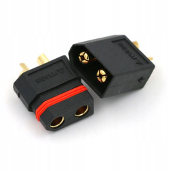 Amass XT60W-M + XT60W-F konektor para XT60W