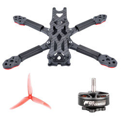 Zestaw 6" APEX HD: rama 6 cali + 4x T-Motor F90 1500kV + 2 pary smigiel T6143