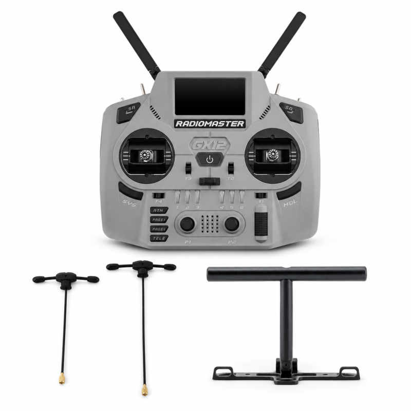Zestaw RadioMaster GX12 Crush Grey ELRS Multi-Stand | Avifly