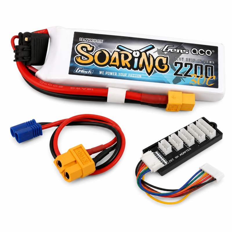 Zestaw zasilający RC Gens Ace 2200mAh 3S XT60 | Avifly