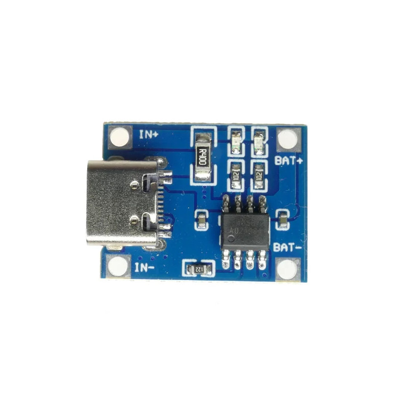 Moduł ładowarki TP4056 USB-C Li-Ion Li-Pol 1S 3,7V 1A