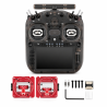 Aparatura RC RadioMaster TX16S MK3 ELRS Charcoal +  gimbale CNC Hall AG02 Czerwone