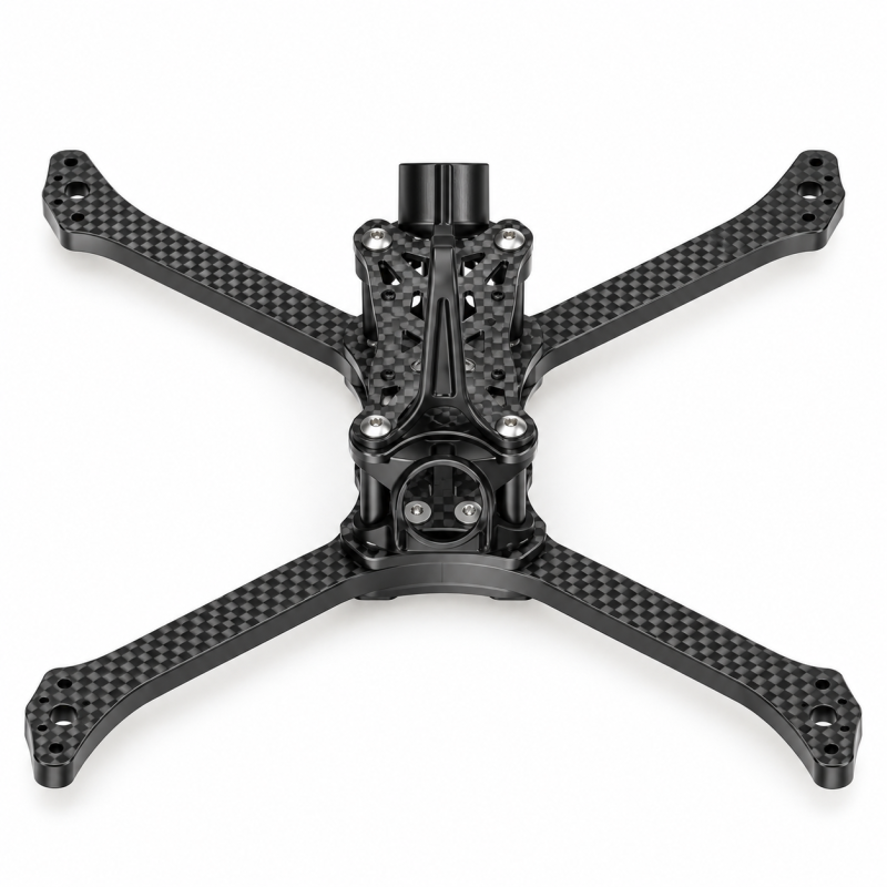 Rama do drona FPV FlyFishRC Hunter 5 HZN - Racing 5.1 cala, T700, HDZero Nano 90 V2
