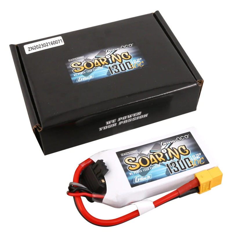 Akumulator LiPo Gens ace 1300mAh 2S 30C XT60 | Avifly