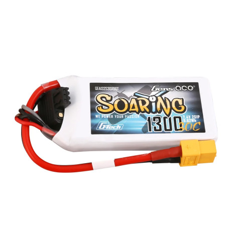 Akumulator LiPo Gens ace 1300mAh 2S 30C XT60 | Avifly