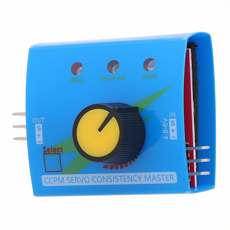 Tester serw RC 3 wyjścia 4,8-6 V, impuls 1-2 ms | Avifly