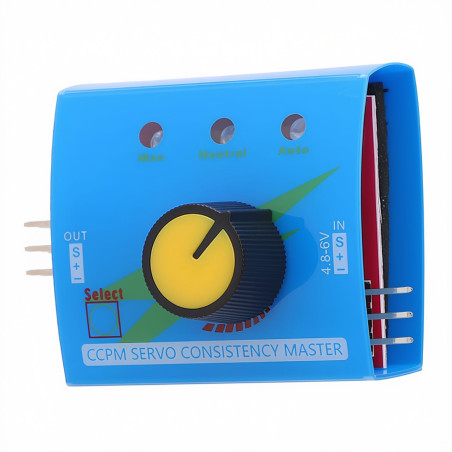 Tester serw RC 3 wyjścia 4,8-6 V, impuls 1-2 ms | Avifly
