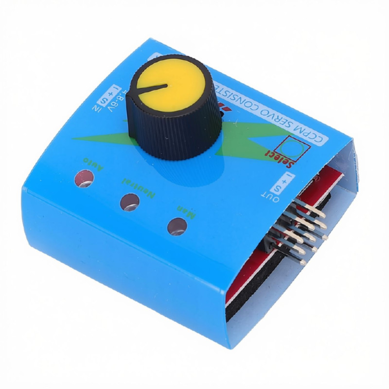 Tester serw RC - 3 wyjścia, sterowanie ESC, zasilanie 4,8-6 V