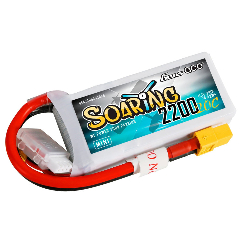 Akumulator LiPo Gens Ace Soaring 2200mAh 3S 20C | Avifly