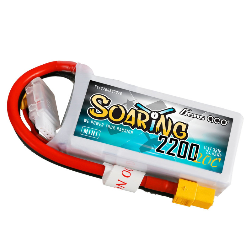 Akumulator LiPo Gens Ace Soaring 2200mAh 3S 20C | Avifly