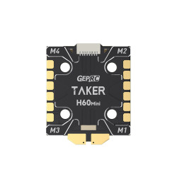 Regulator obrotów ESC GEPRC TAKER H60 Mini AM32 60A 4w1 - 3-8S LiPo, montaż 20x20 mm
