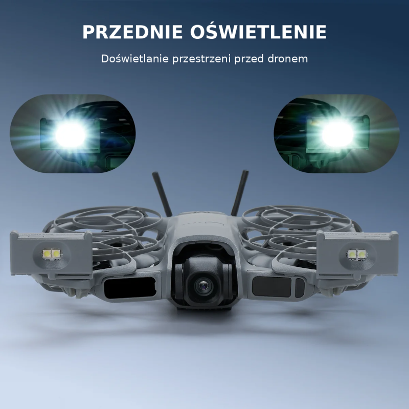 Oświetlenie LED VIFLY Neo2Beam Dual Pack do DJI Neo 2 - 2 lampki, 300 lm, USB-C