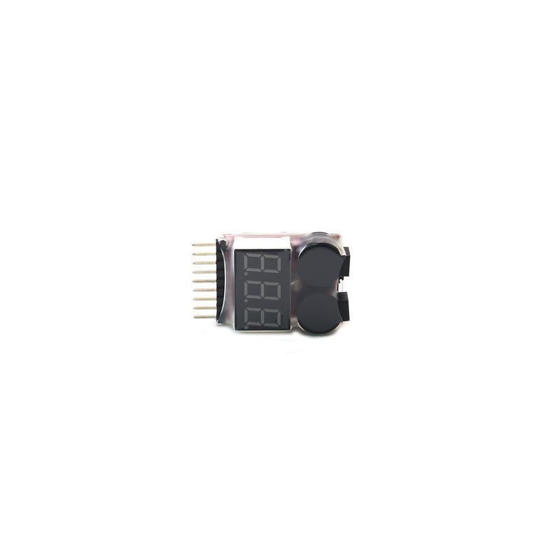Alarm tester V2  cyfrowy napięcia Li-Pol 2-8S  buzzer